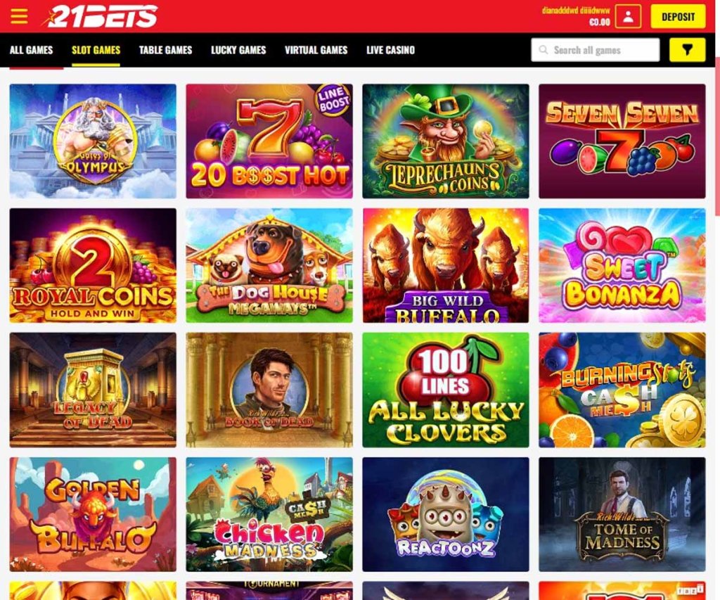 21bets-casino-slots-variety-mobile-review
