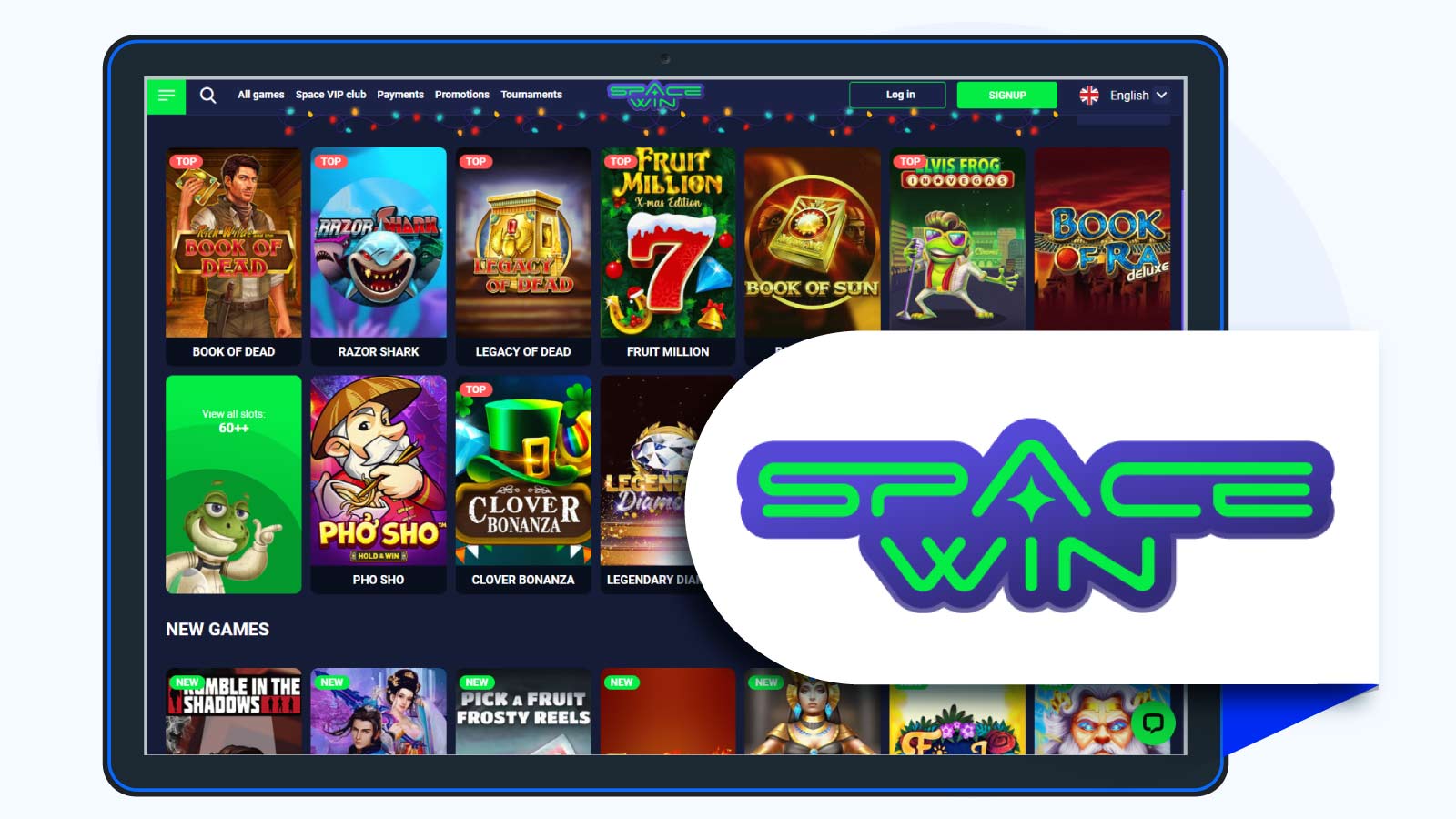 SpaceWin Casino Top Online Casino for Welcome Offers