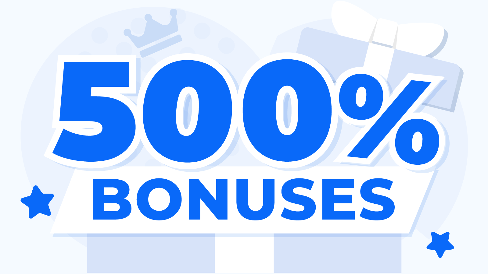 Latest 500% Casino Bonuses available in 2024