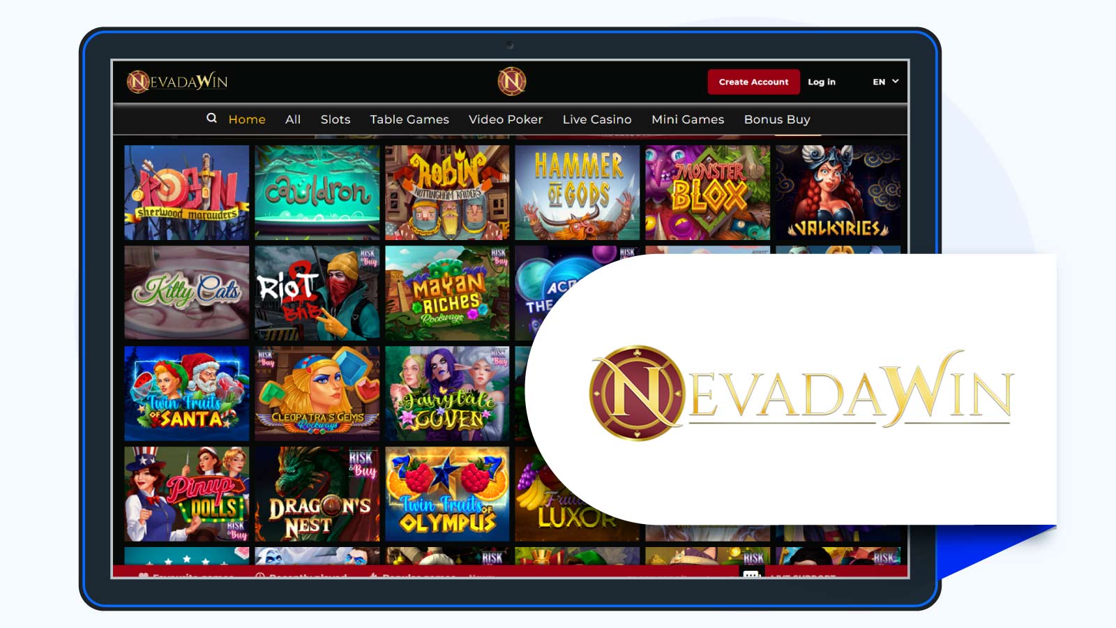 Nevada Win Best Online Casino for Slots