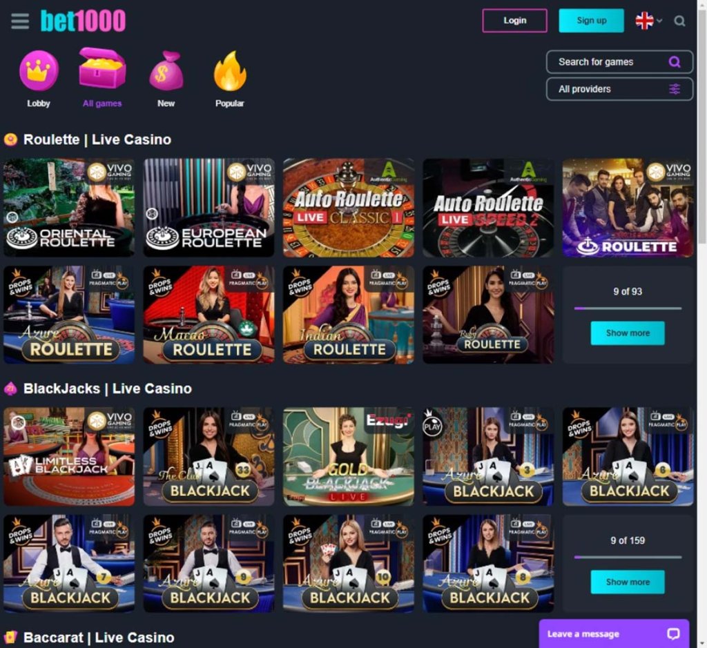 bet1000-casino-live-casino-games-review