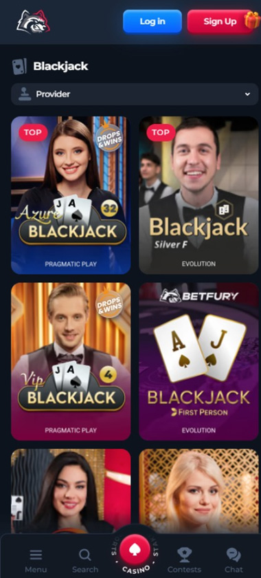 betfury-casino-live-dealer-blackjack-games-mobile-review