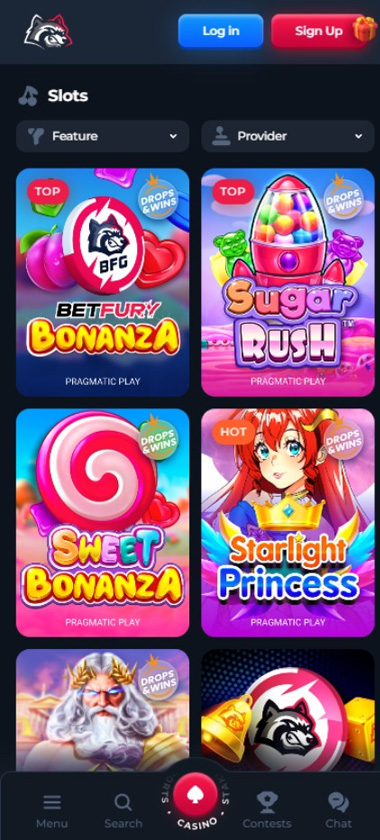 betfury-casino-slots-variety-mobile-review