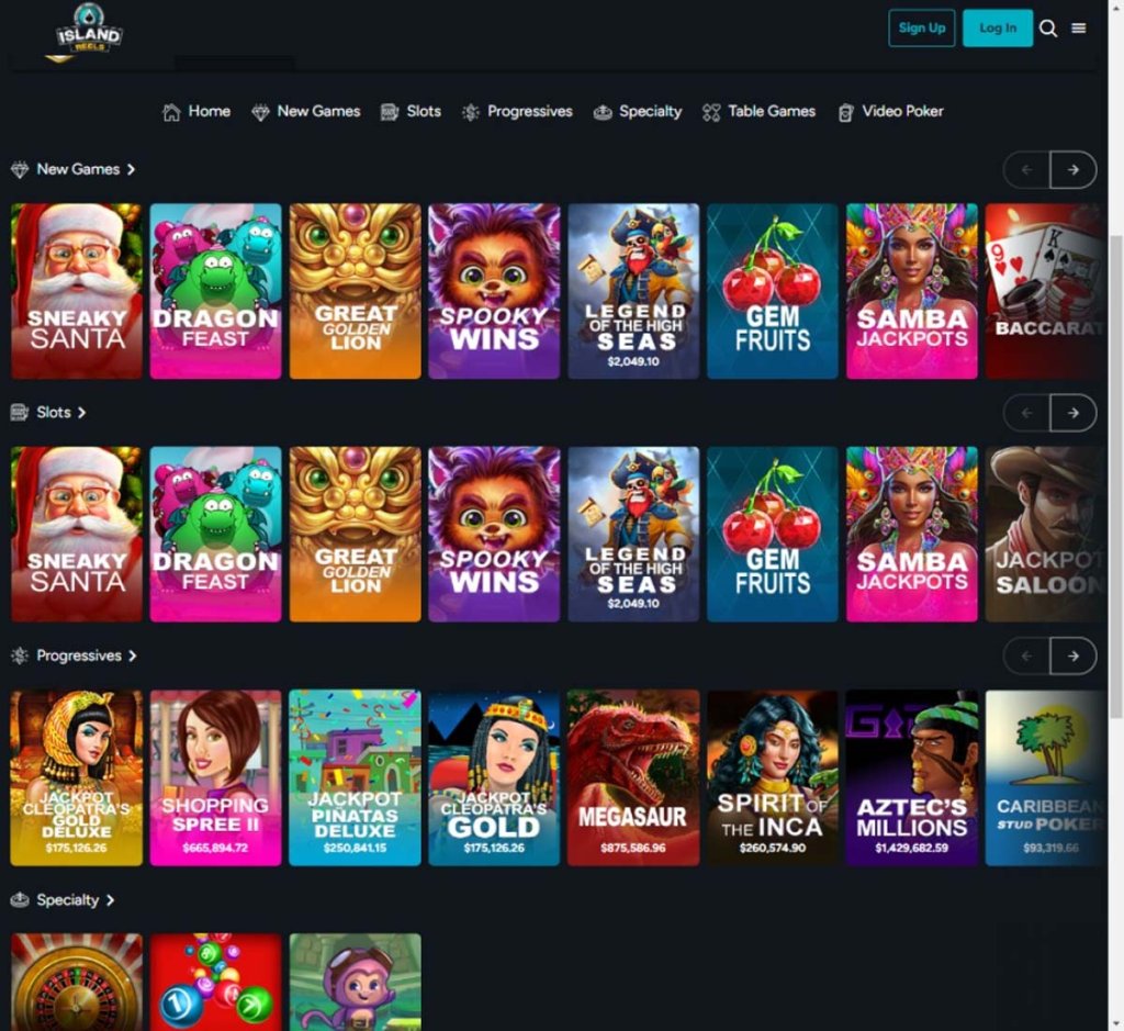 island-reels-casino-collection-of-games-review