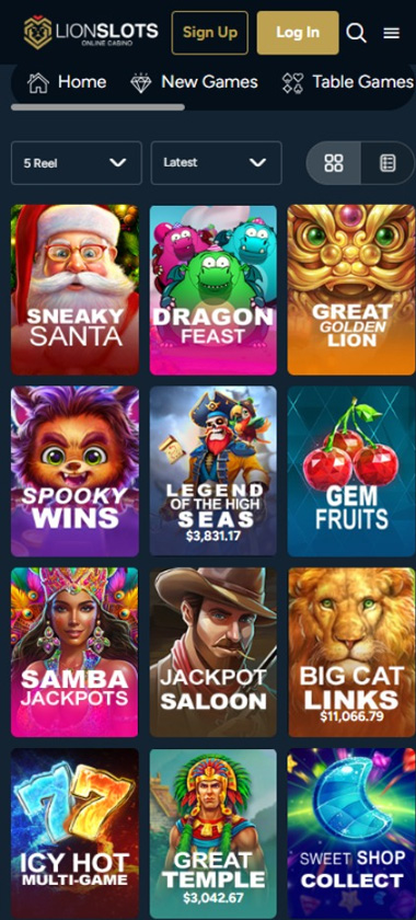 lion-slots-casino-slots-variety-mobile-review