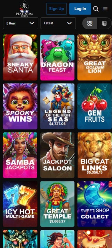 platinum-reels-casino-slots-variety-mobile-review