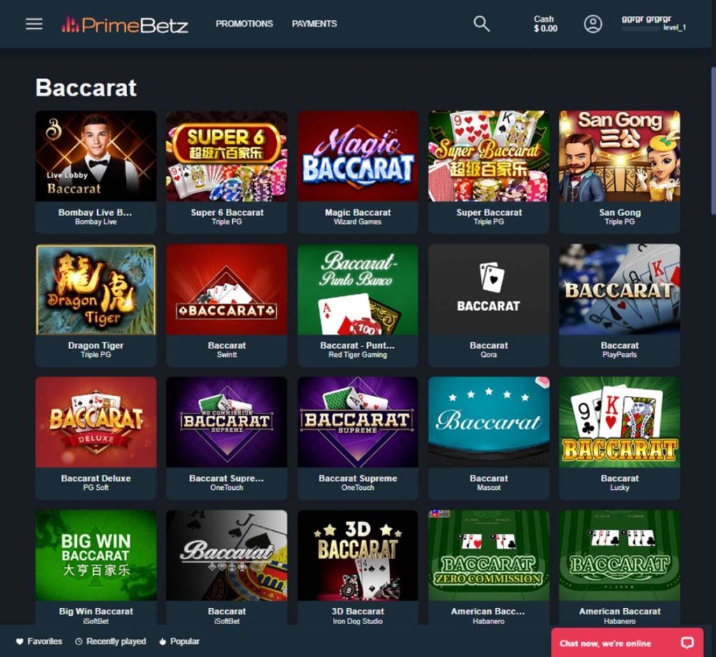 primebetz-casino-live-dealer-baccarat-games-review