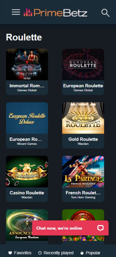 primebetz-casino-live-dealer-roulette-games-mobile-review