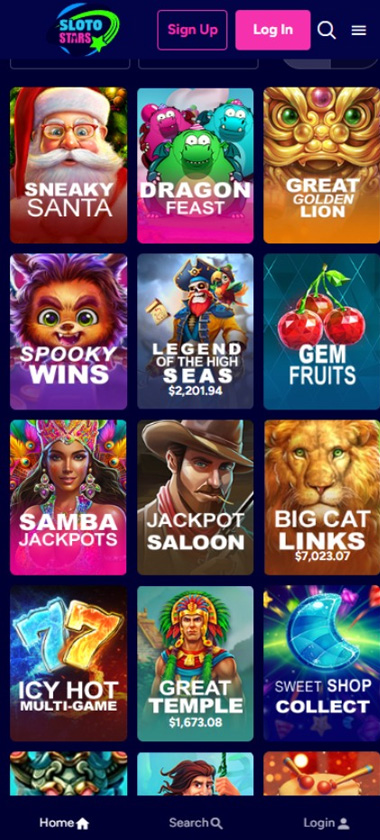 sloto-stars-casino-slots-variety-mobile-review