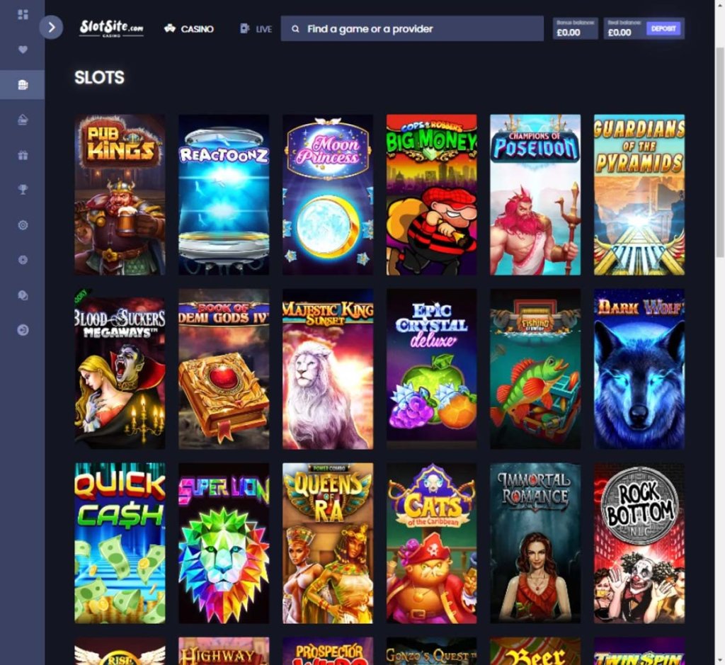 slotsite-casino-slots-variety-review