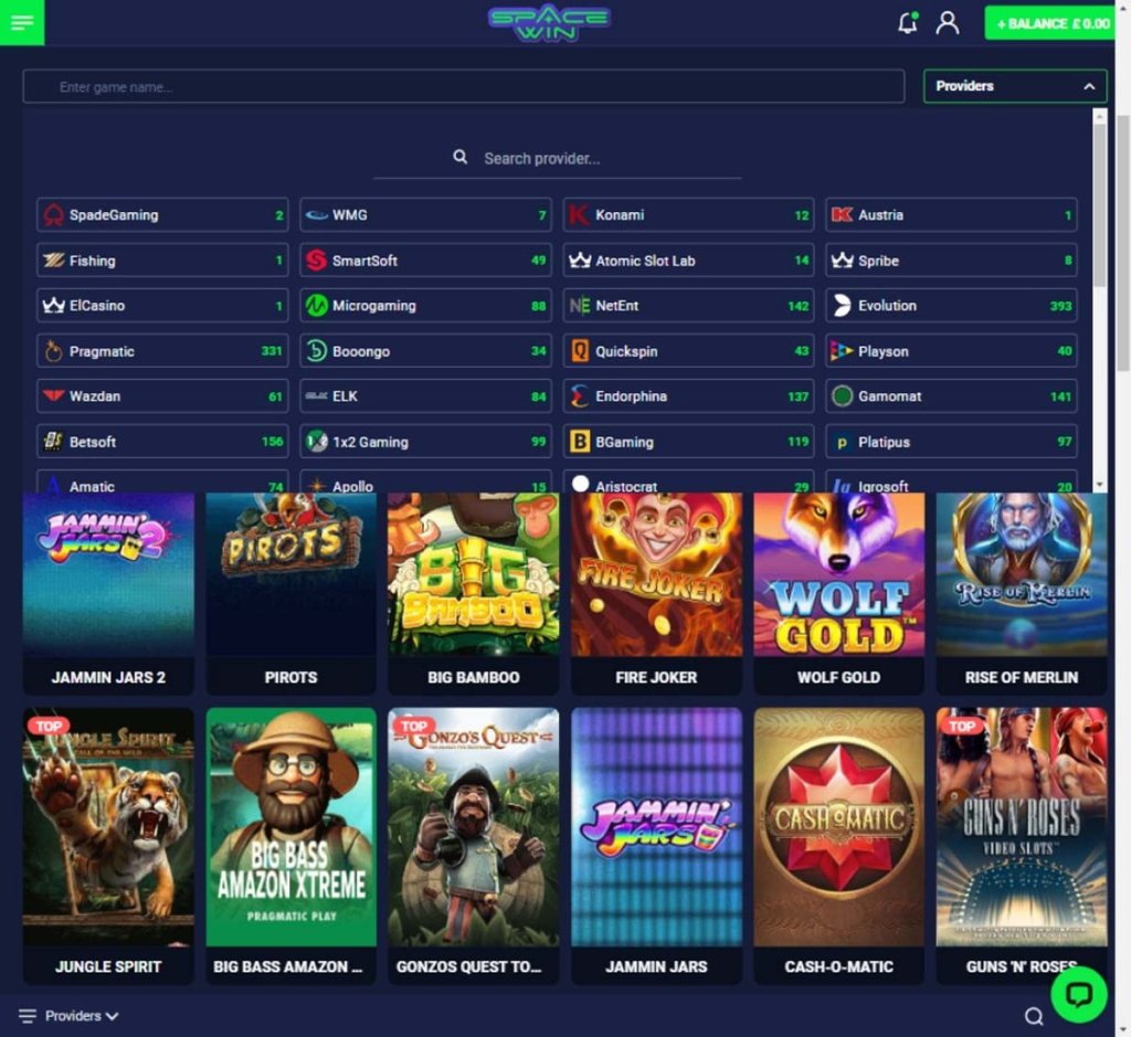 space-win-casino-game-providers-review
