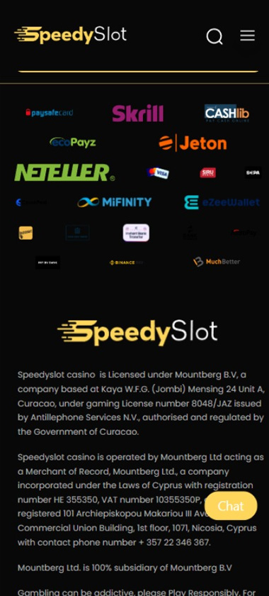 speedy-slot-casino-banking-methods-mobile-review