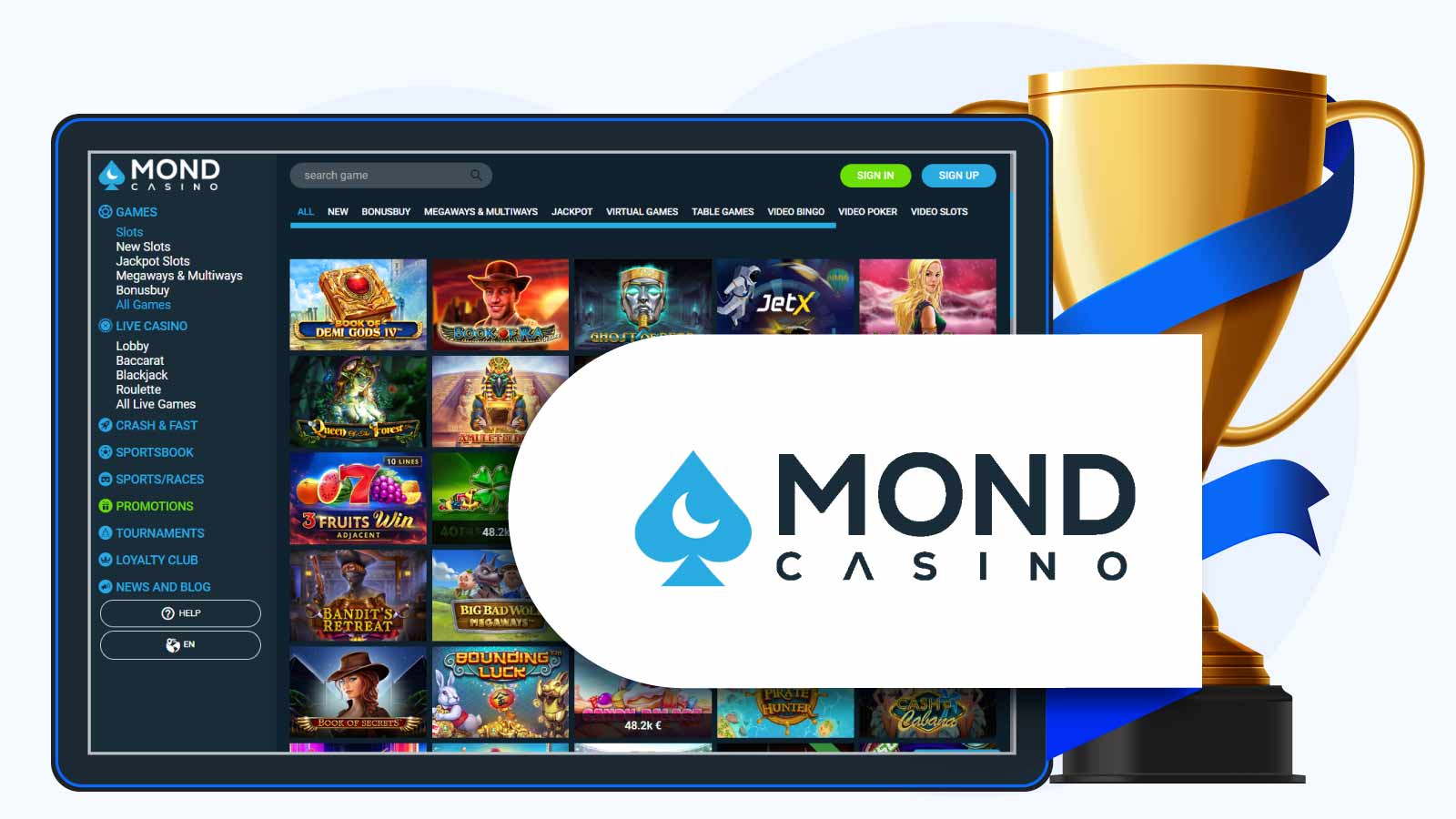 Mond Casino — Best for quality promotions