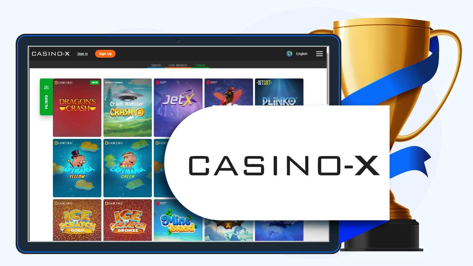 Casino-X – Best Low Wagering Casino Overall