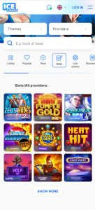 Ice Casino Slot review mobil