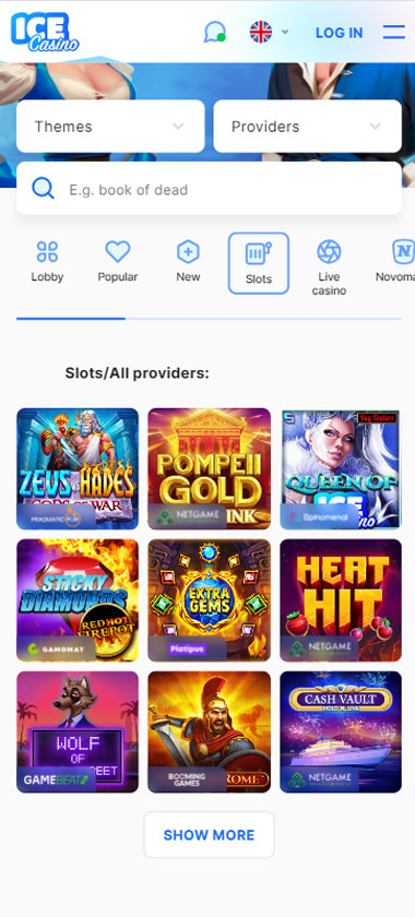 Ice Casino Slot review mobil