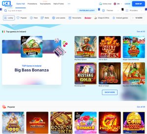 Ice casino home page review