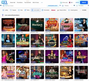 Ice casino live dealer games review