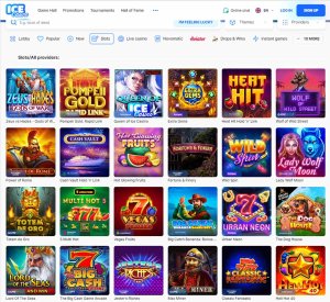 Ice casino slots review