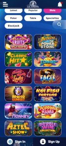 Las Atlantis Casino slots review mobile