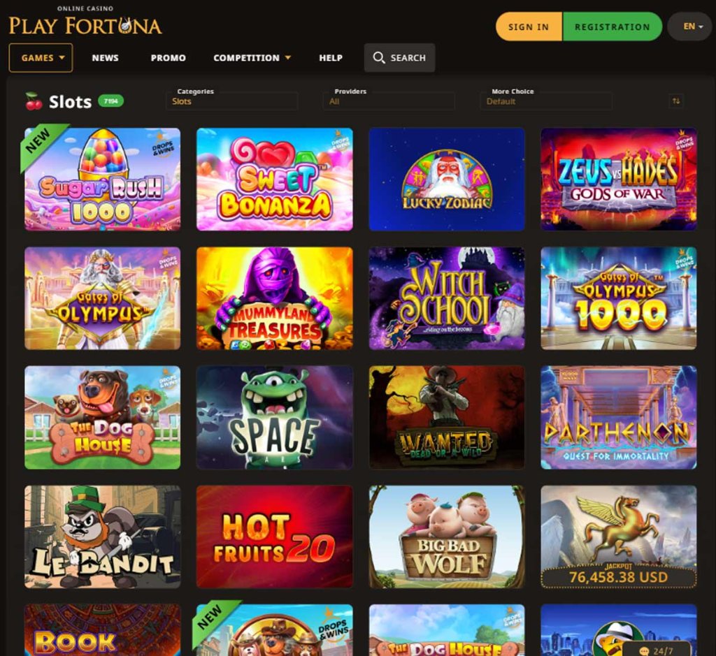 Play Fortuna Casino slots review
