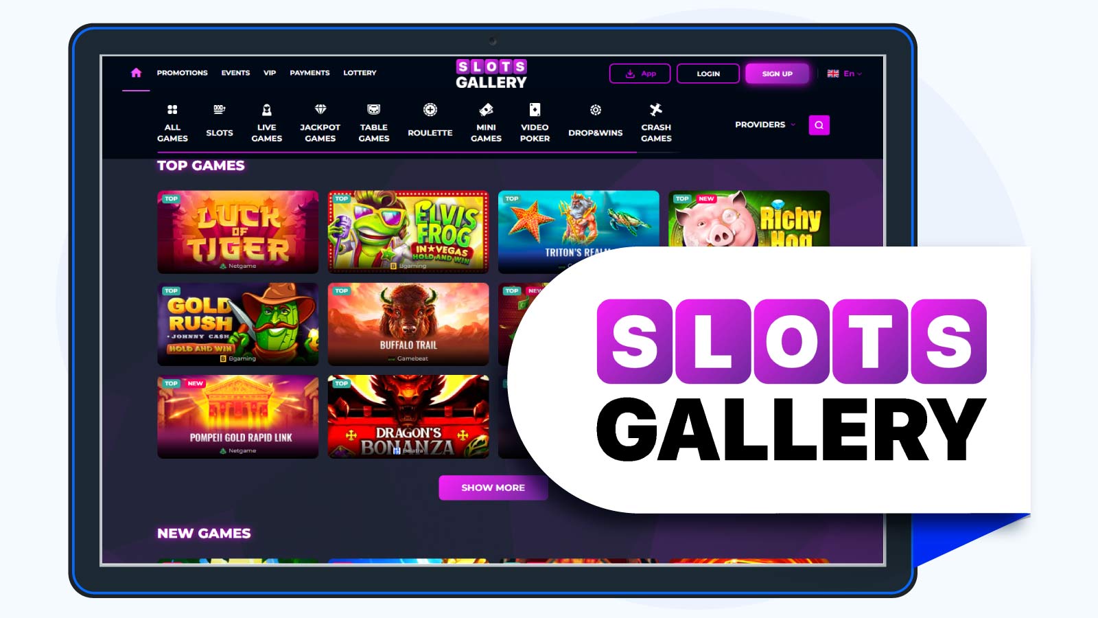 Slots Gallery Newest Top Rated Online Casino in April