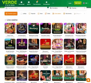 Verde casino live dealer games review