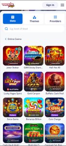 Vulkan Vegas Casino Slot review mobil