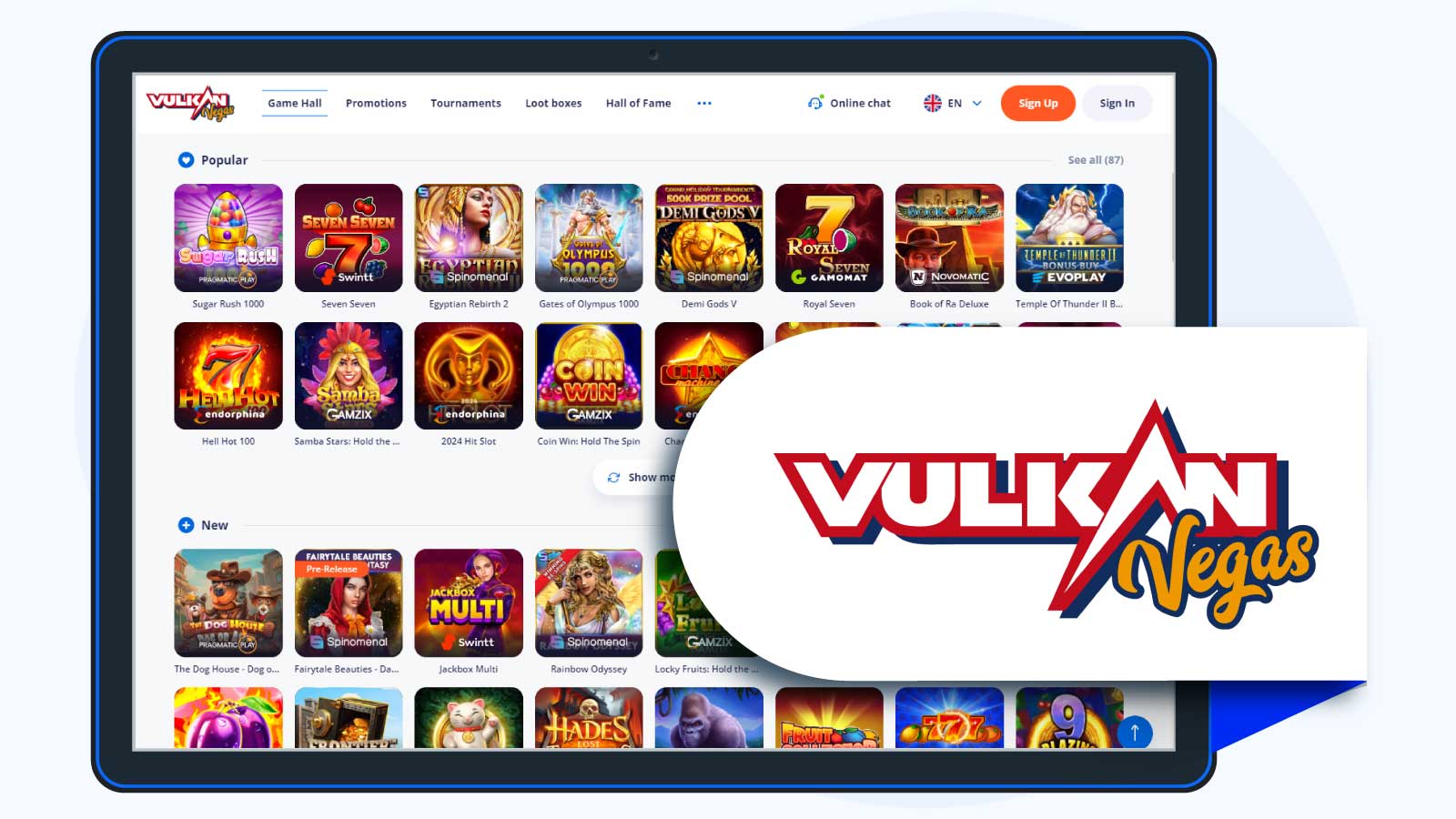 Vulkan Vegas Casino – User’s Choice Among Top Rated Online Casinos