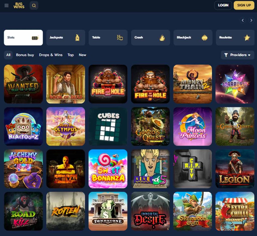 BigWins Casino slots review