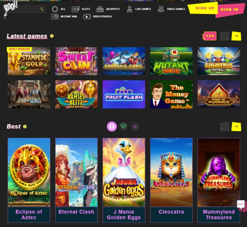 Booi-Casino-home-page-review