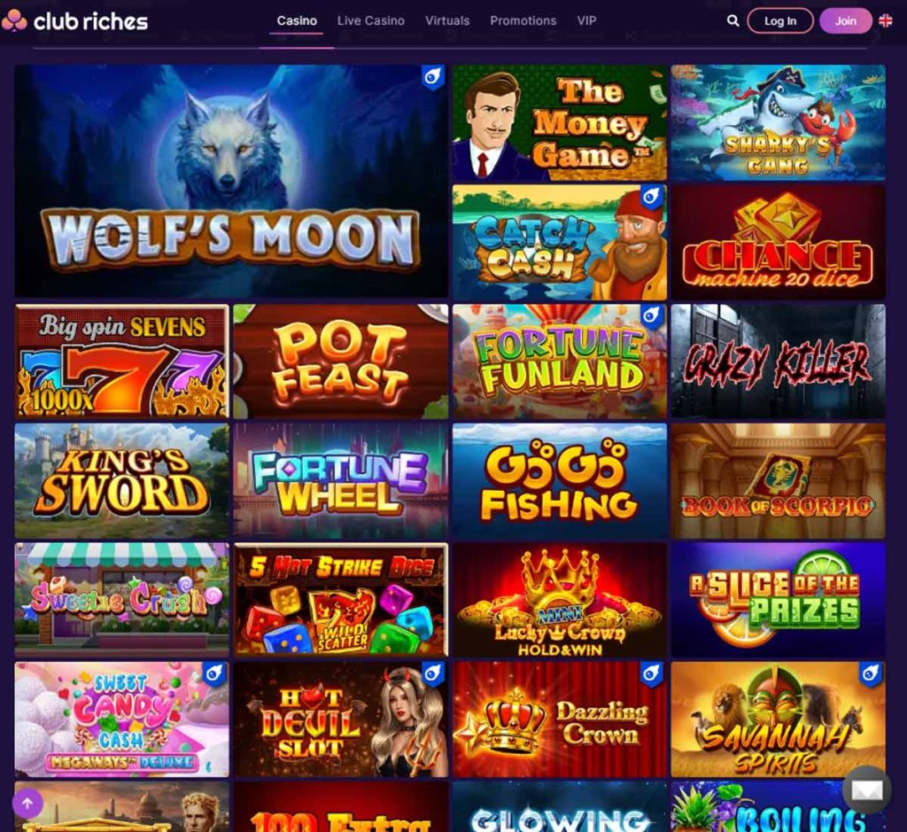 ClubRiches Casino slots review