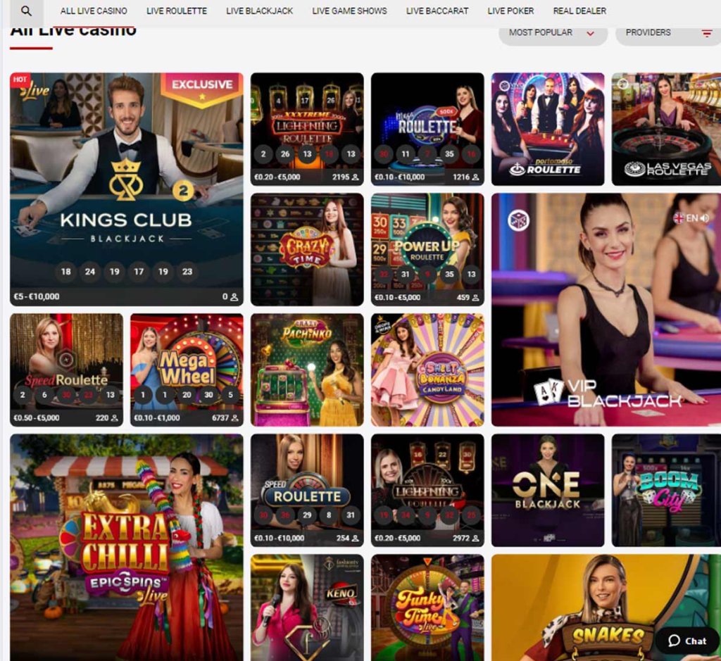 Dachbet Casino live dealer games review