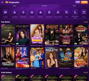 Kingmaker Casino live dealer games review