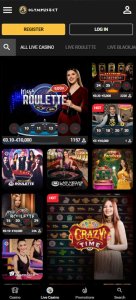 OlympusBet Casino live dealer games mobile-review