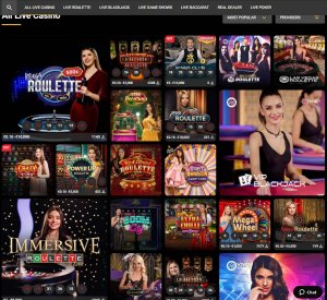 OlympusBet Casino live dealer games review