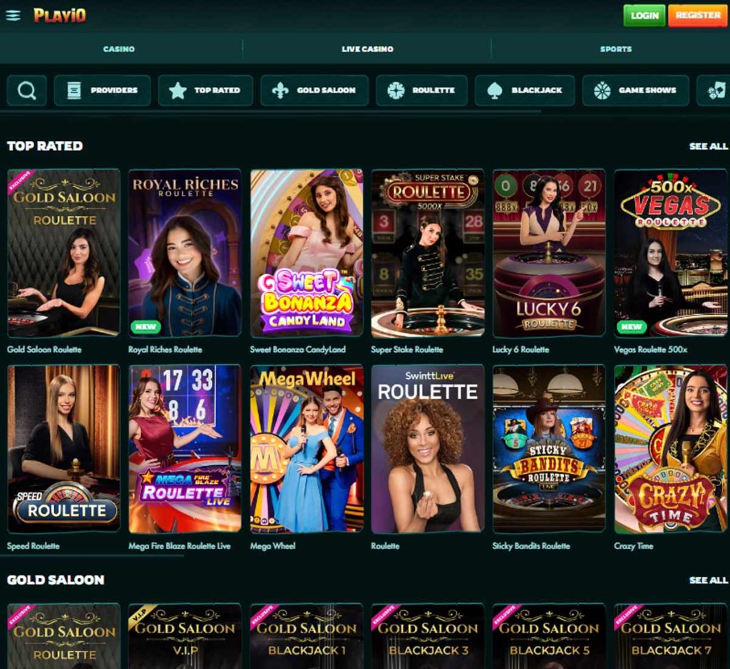 Playio Casino live dealer games review