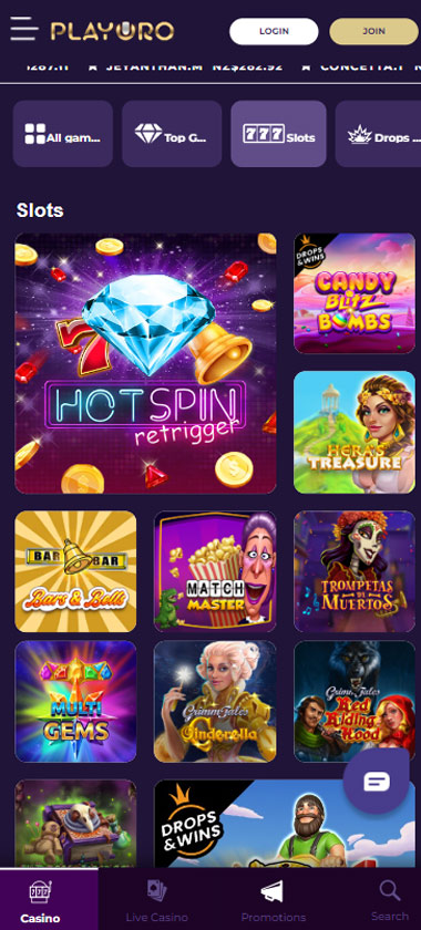 Playoro Casino Slot review mobil