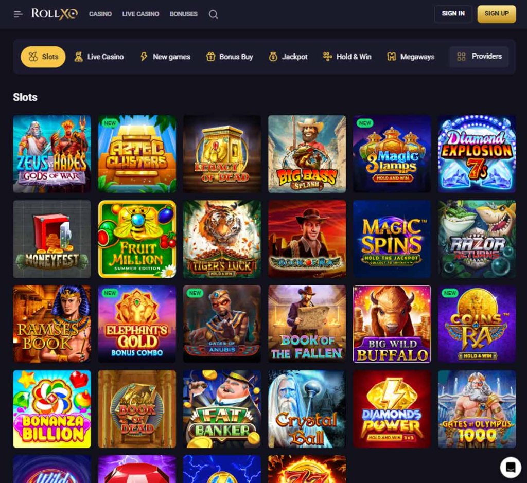 Rollxo Casino Slot review mobil