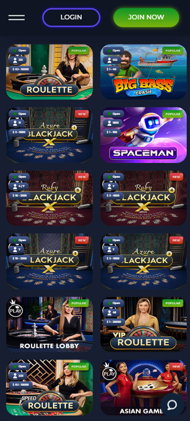 StarBets Casino live dealer games mobile review