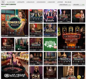 ZodiacBet Casino live dealer games review