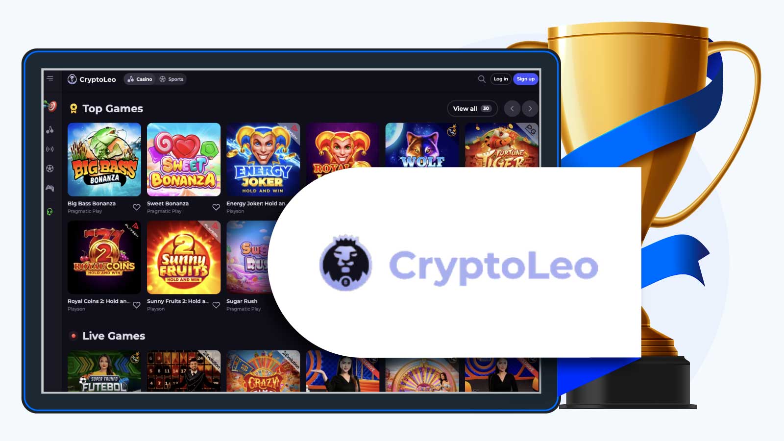 CryptoLeo - Best Casino Bonus November 2024