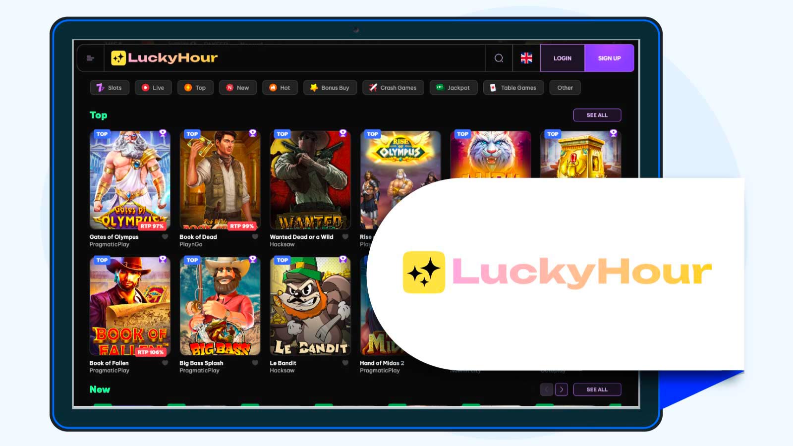 LuckyHour Casino Quick Review (8.0/10)