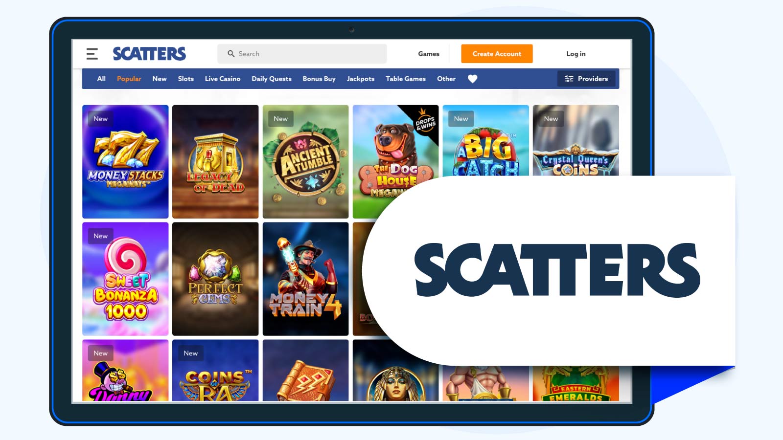 Scatters Casino Quick Review (Rating)