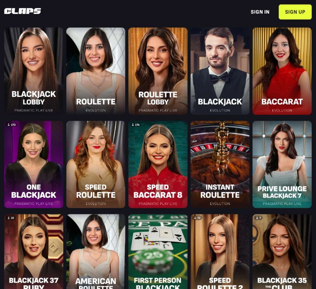 Claps-casino-live-casino-games-collection-review