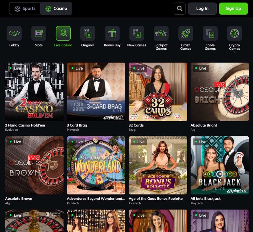 Neospin-casino-live-casino-games-collection-review