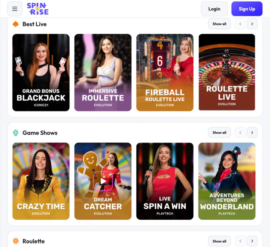 Spinrise-live-casino-games-collection-review