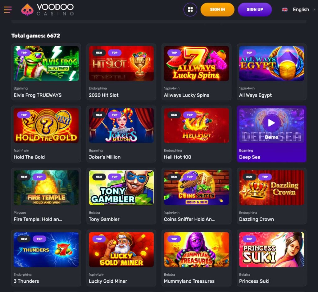 Voodoo-casino-slots-variety-review