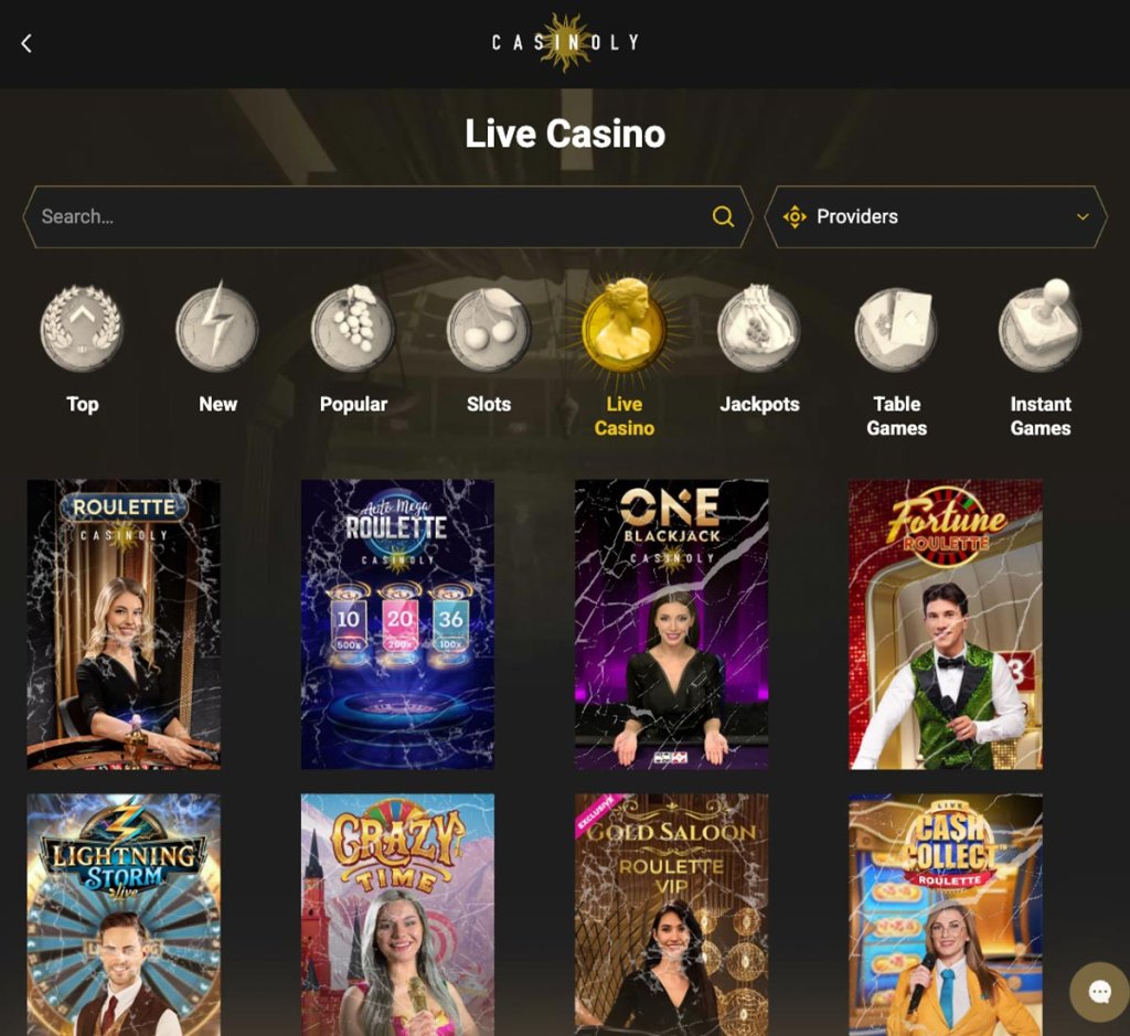 casinoly-casino-live-casino-games-collection-review