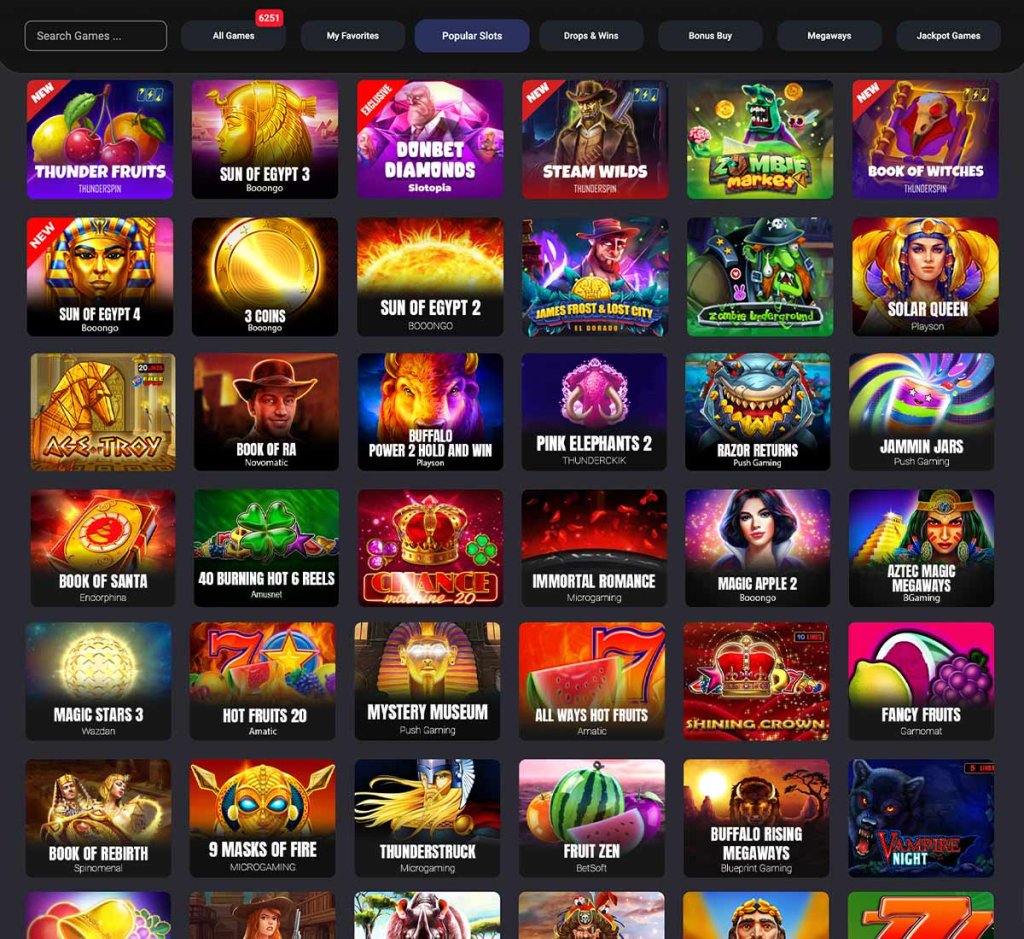 donbet-casino-slots-variety-review